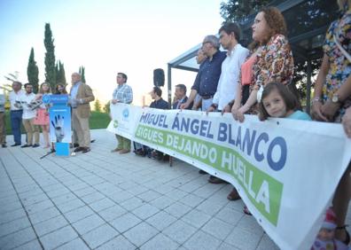 Imagen secundaria 1 - Homenaje a Miguel Ángel Blanco en Valladolid.