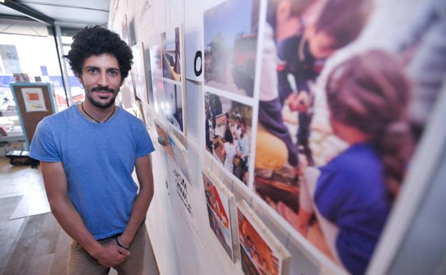 Chucho Nieto en su nueva exposición 'Alquimia'. 