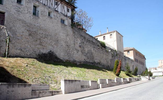 Imagen del talud de la Calle Nueva donde se intervendrá. 