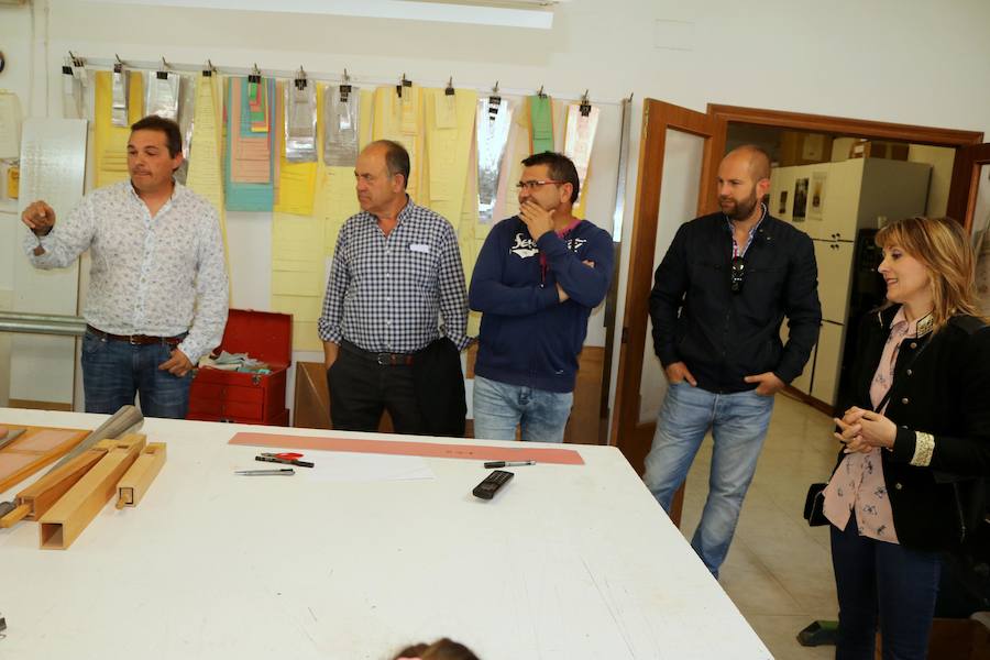 Fotos: Visita al taller de organería Acitores de Torquemada