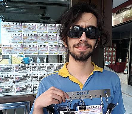 El vendedor de la ONCE, Juan Francisco Moreno Rodríguez,