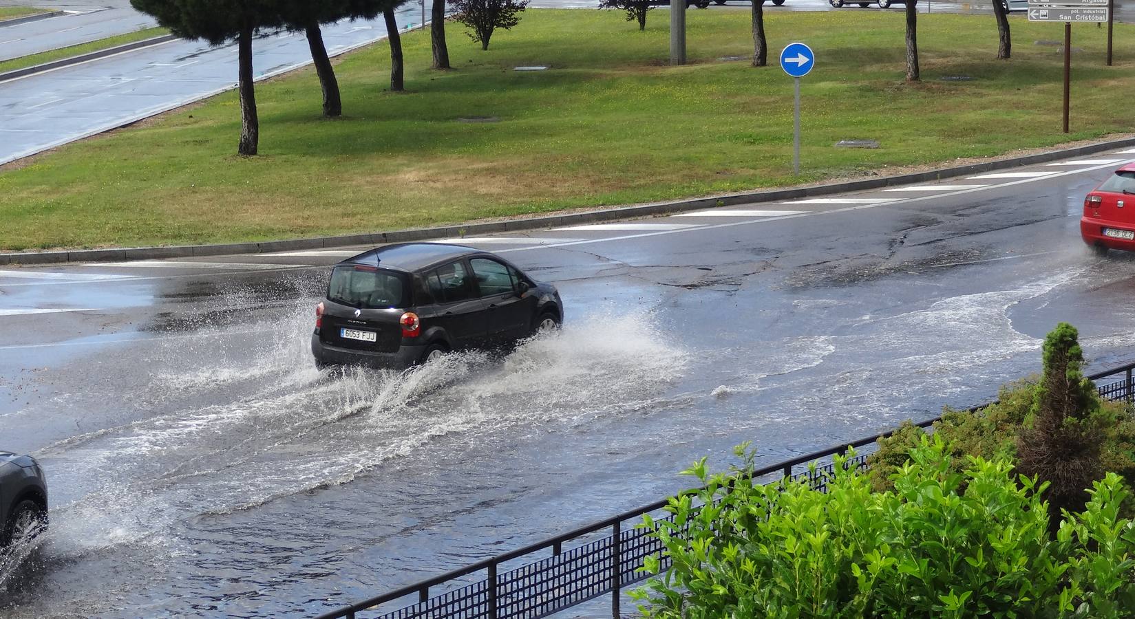 10,2 litros por metro cuadrado cayeron en la ciudad de Valladolid en unos 40 minutos 