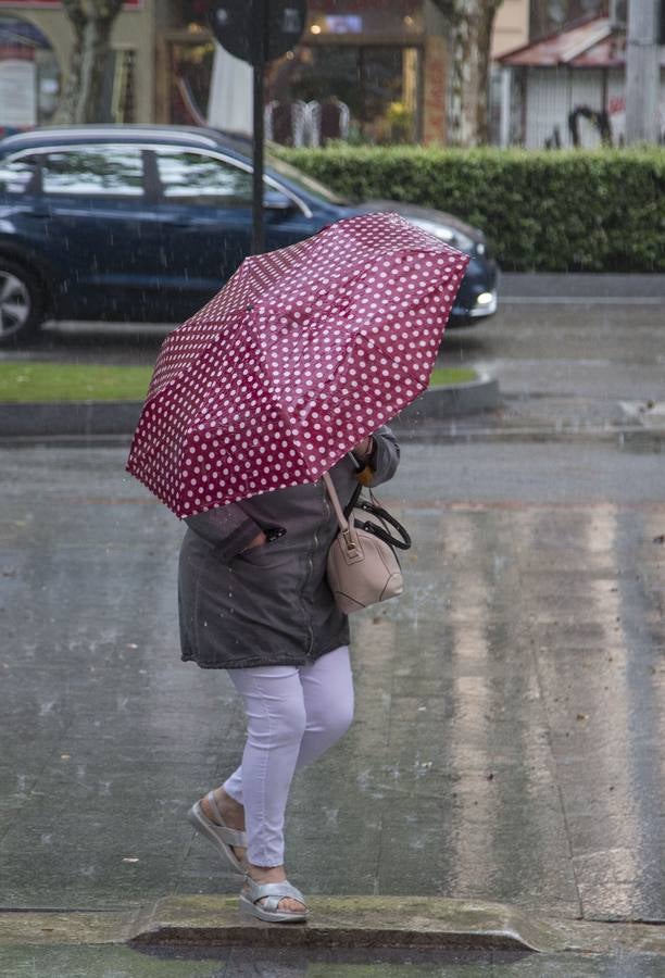 10,2 litros por metro cuadrado cayeron en la ciudad de Valladolid en unos 40 minutos