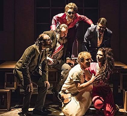 Pasaje de la obra de la compañía Teatro de Temple. 