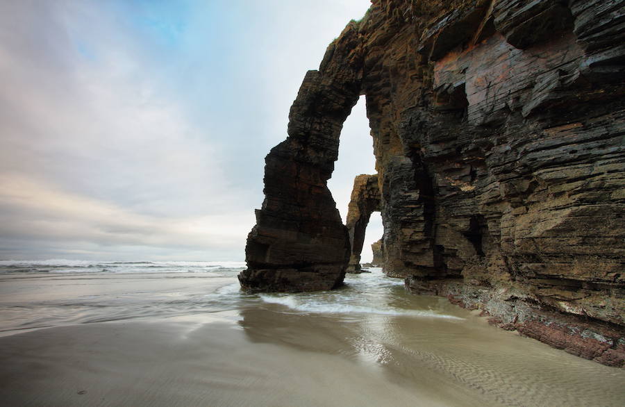 Playa de As Catedrais, en la localidad lucense de Ribadeo.