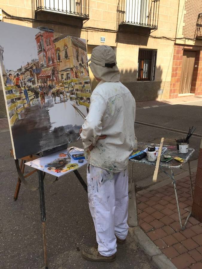 Fotos: Certamen de pintura rápida en Torquemada