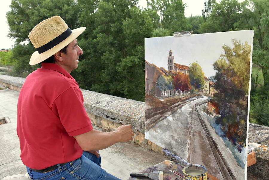 Fotos: Certamen de pintura rápida en Torquemada