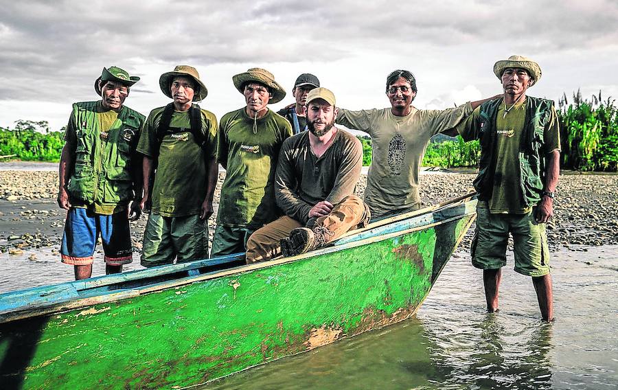 En el corazón de la selva peruana en su expedición de 2016.