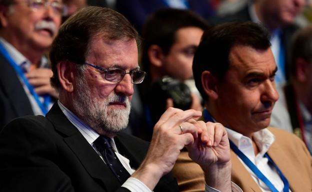 Rajoy, durante el Congreso del PP.