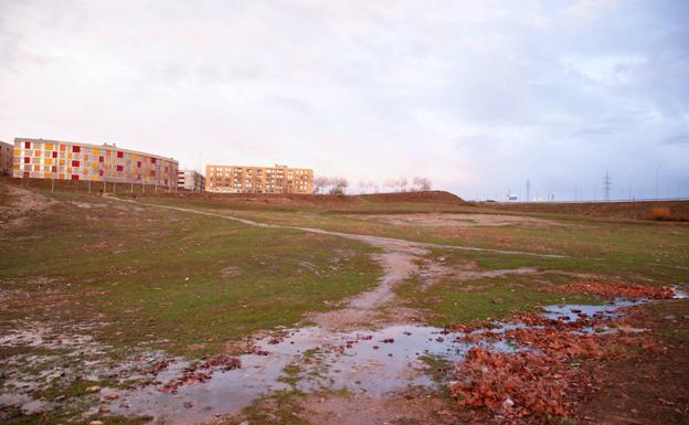 Zona del barrio de El Zurguén donde irá destinado el nuevo campo de fútbol.