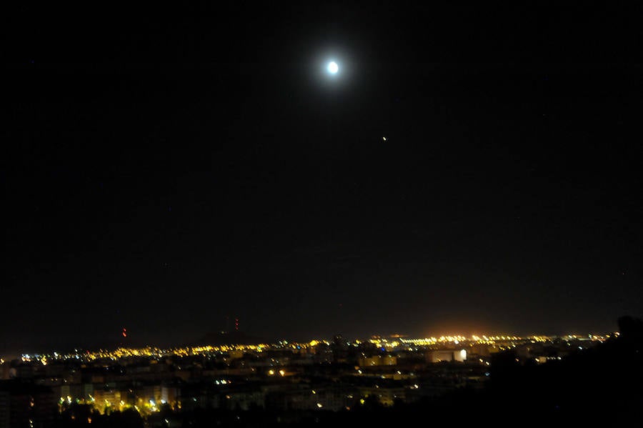 La luna de sangre en Valladolid.