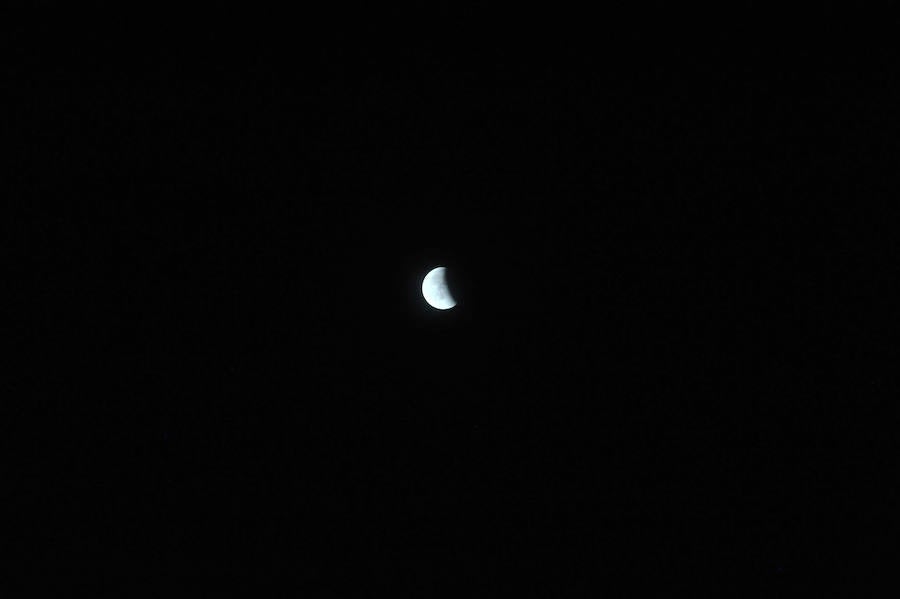 La luna de sangre en Valladolid.