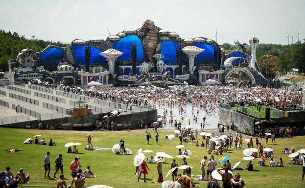 Vista del festival Tomorrowland. 