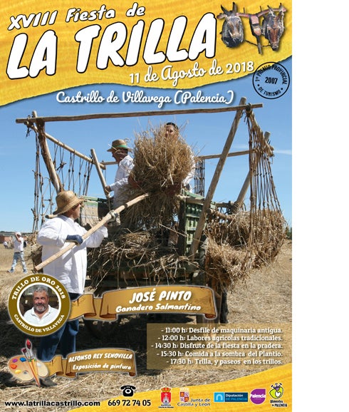 Cartel anunciador de la fiesta. 