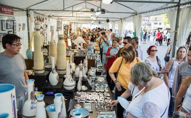 Feria de la Cerámica y la Alfarería de las Fiestas de Valladolid 2017.