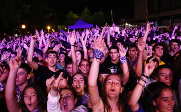 Público asistente a un concierto. 