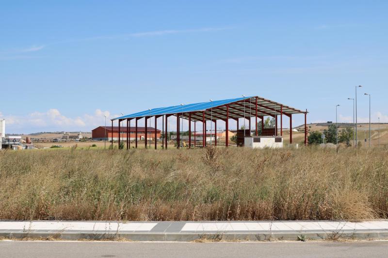 Terreno del polígono industrial de Baltanás en Palencia. 