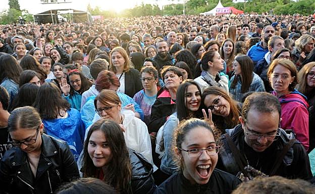 Imagen del conciertos de OT realizado en la Antigua Hípica para el ciclo Noches del Pisuerga. 