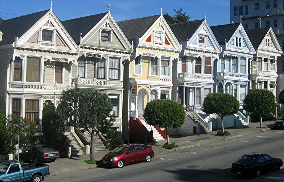 Steiner Street. San Francisco (EE.UU.).