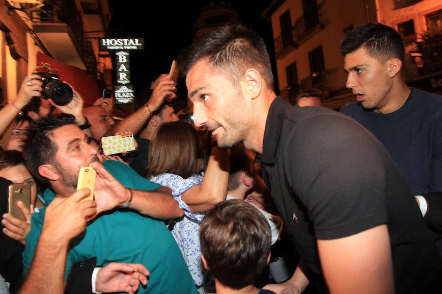 Fotos: El Atlético de Madrid en Segovia