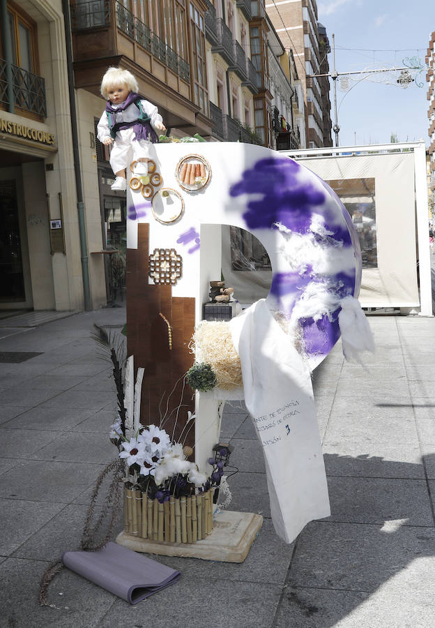 La obra dedicada al Puentecillas realizada por Antón Urreisti se ha llevado el primer premio del concurso 'Palencia con P', valorado con 2.000 euros