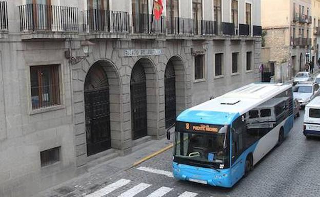 Fachada de la Audiencia Provincial de Segovia.