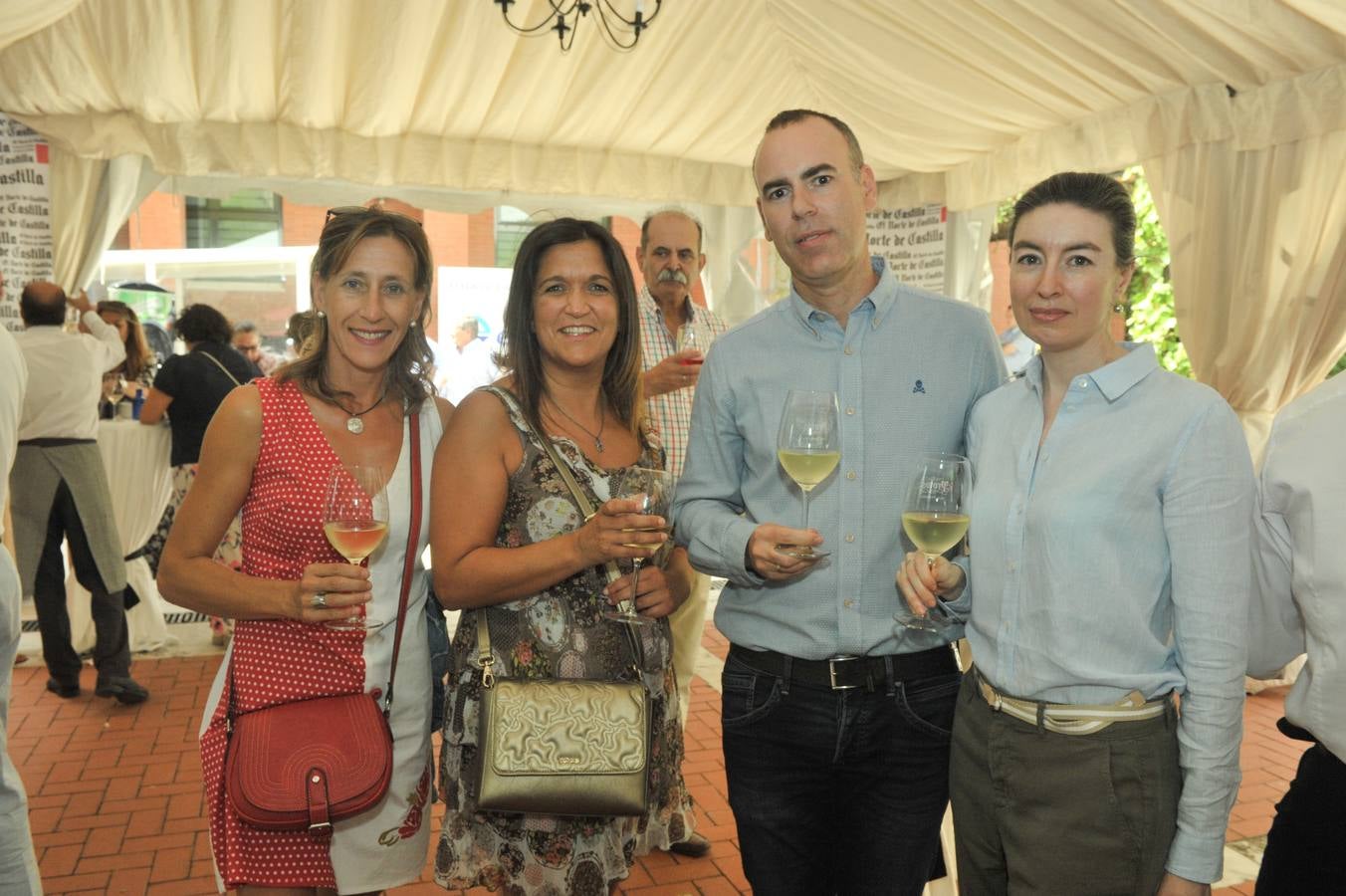 Representantes del sindicato CSIF Valladolid. Cristina Hernando, María José San Román, Mariano Clavero y María Jesús Ojeda.