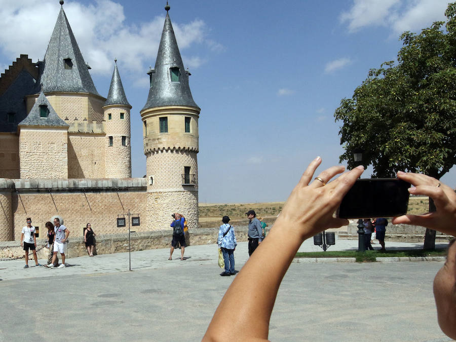 Fotos: El Alcázar de Segovia consigue el mejor agosto de su historia