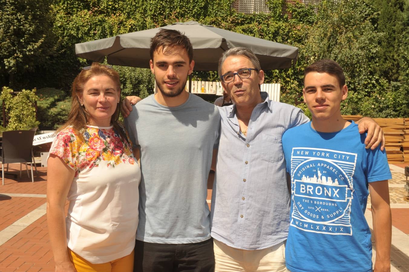 Belén Martínez, Juan Ignacio León, Juan Carlos León (El Norte de Castilla) y David León.