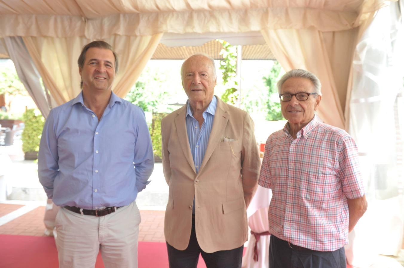 Pablo Garrido, Vicente Garrido Capa (Lingotes Especiales) y Félix Cano.