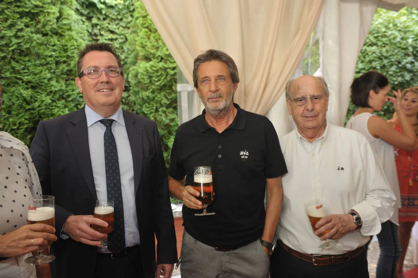 Rafael Santiago (Algón), Chema Reguero (CHMPublicidad) y Pedro Muñoz (Justo Muñoz).