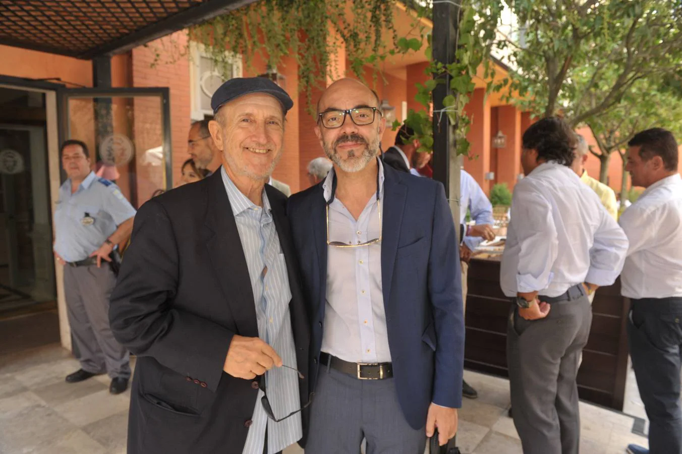 El director de la Seminci, Javier Angulo, y Javier Ortega, de la Fundación Delibes.