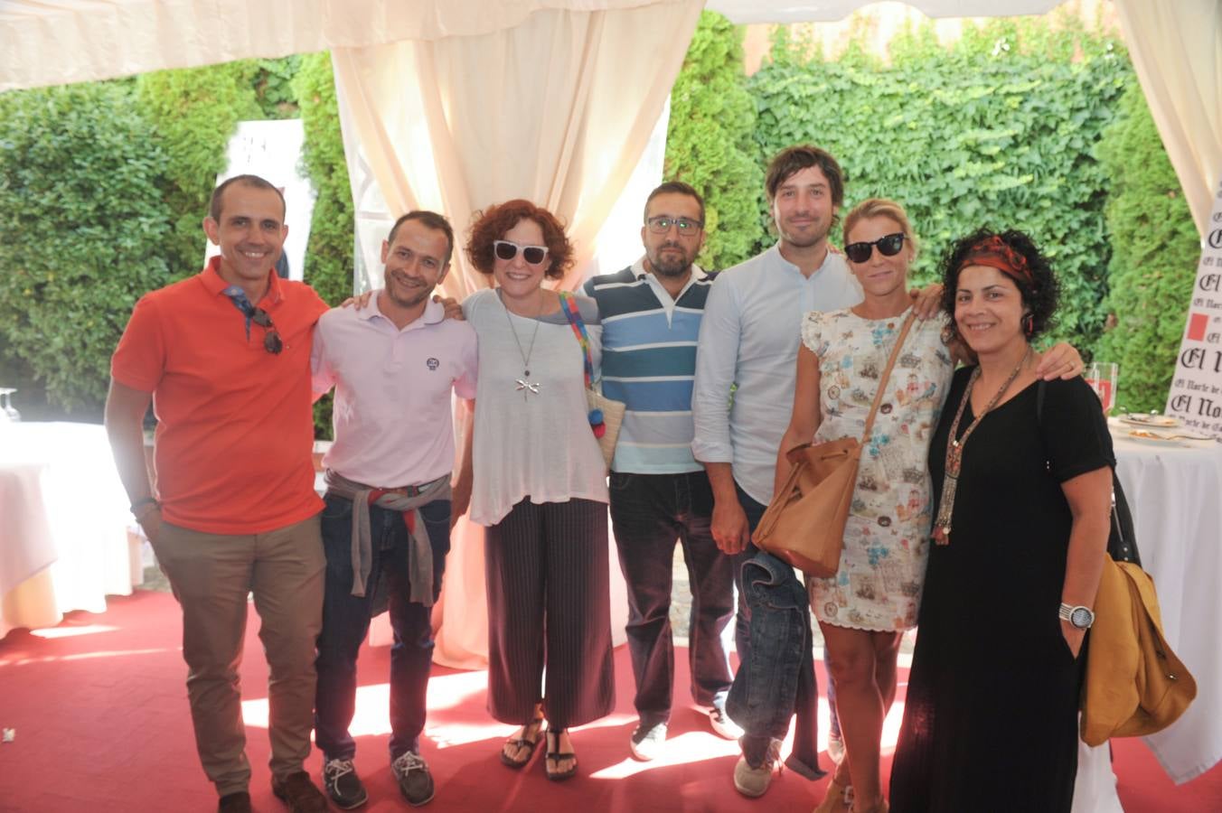 De Tragsatec, Jesús Lorenzo, Javier Gutiérrez, Iciar Ruiz, Víctor Gutiérrez, Jesús Sánchez, Marian Babón y Nuria Pérez.