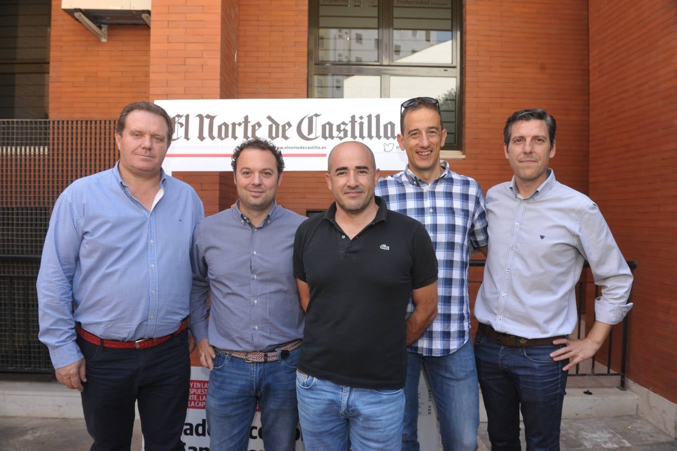 Pedro Asegurado (Ineco), Juan Carlos Peláez (Adif), Sergio López (Redalsa), Agustín Álvarez (Adif) y José Luis León (Ineco).