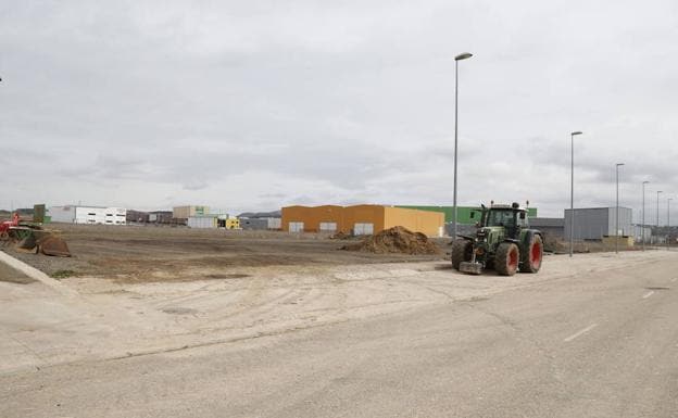 Zona del poligono industrial donde se encuentra la empresa Eurostyle Systems en Aguilar de Campoo. 