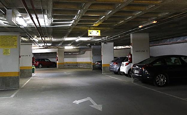 Interior del aparcamiento subterráneo de José Zorrilla
