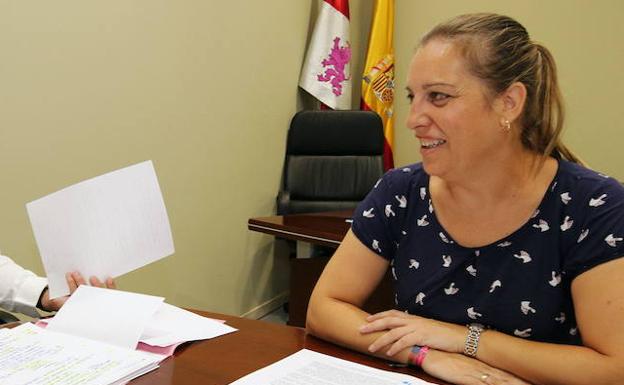 María Ángeles García, en su despacho