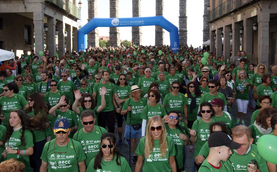 Fotos: V Marcha contra el Cáncer en Segovia