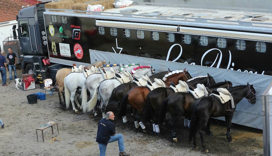 Fotos: Corrida de rejones en las fiestas de la Virgen de San Lorenzo 2018