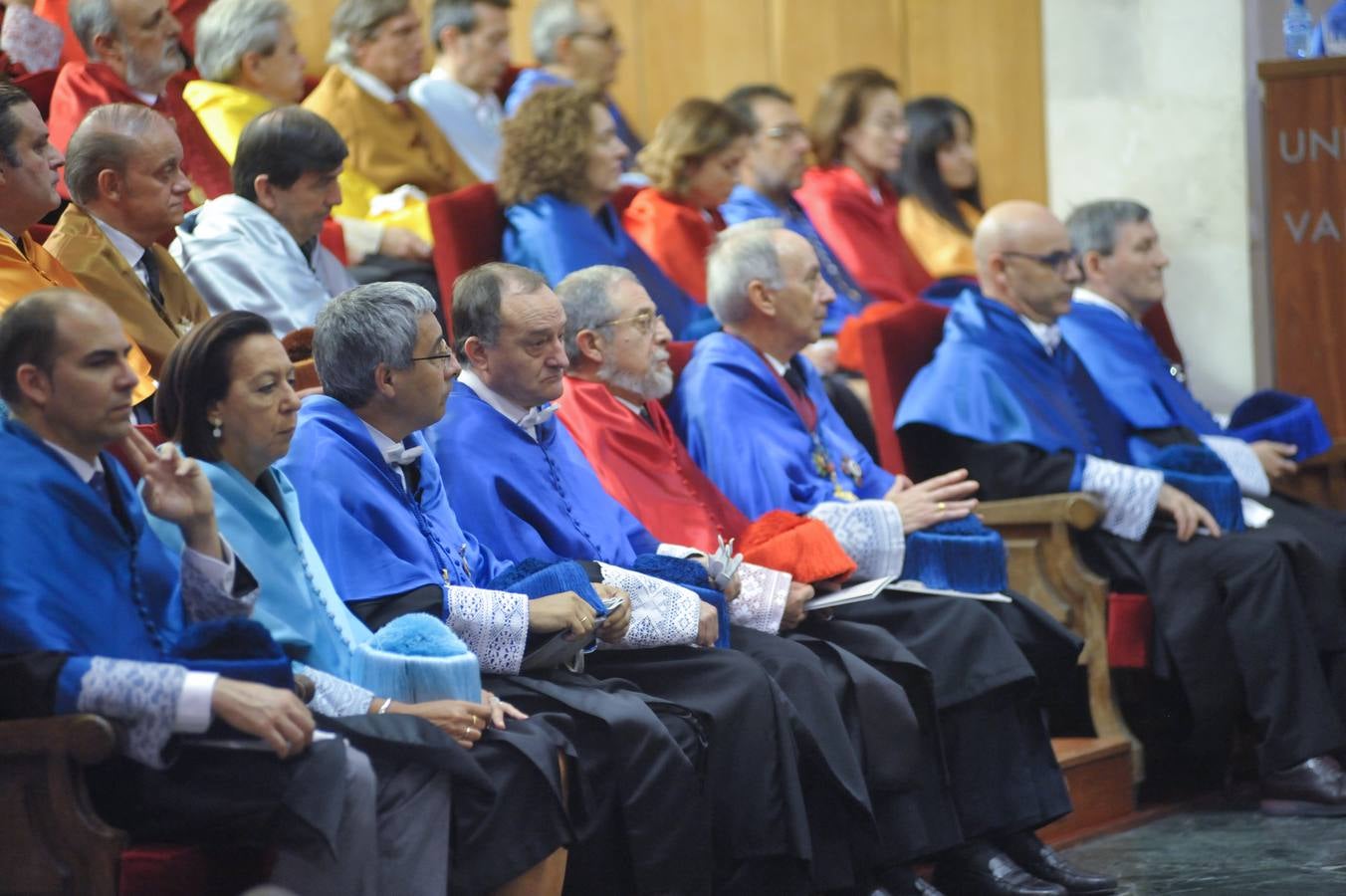 En su discurso, el rector Antonio Largo ha destacado el esfuerzo realizado por la universidad vallisoletana en materia de transparencia