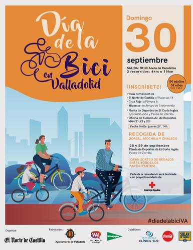 Cartel del Día de la Bici de Valladolid. 