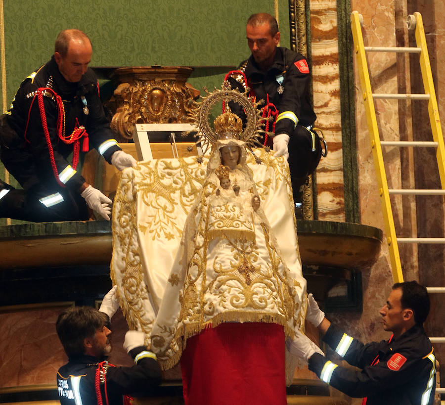 Fotos: La Virgen de la Fuencisla llega a la catedral para su novenario