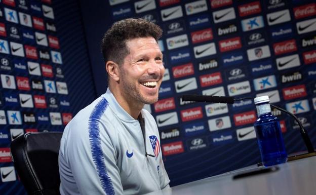 Diego Simeone, técnico del Atlético. 