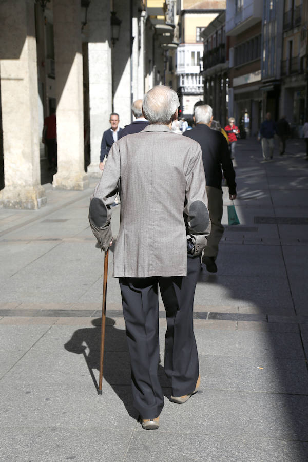 Fotos: Los pensionistas se manifiestan en Palencia