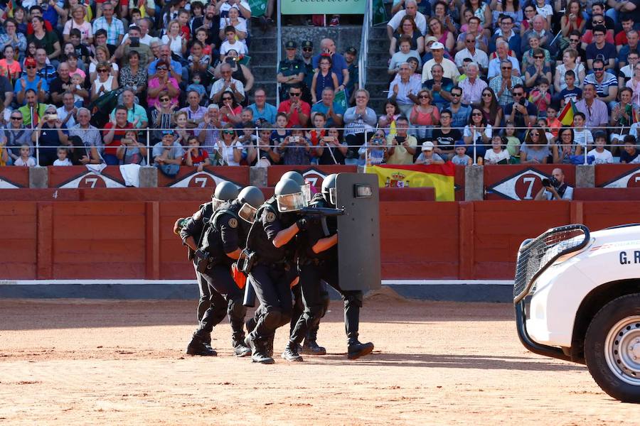 Exhibición de la Guardia Civil en la Plaza de Toros de La Glorieta de Salamanca