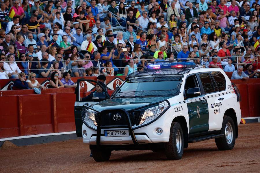 Exhibición de la Guardia Civil en la Plaza de Toros de La Glorieta de Salamanca