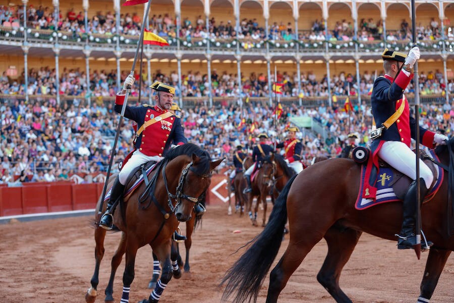 Exhibición de la Guardia Civil en la Plaza de Toros de La Glorieta de Salamanca