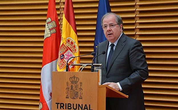 Juan Vicente Herrera en la inauguración de las Jornadas de presidentes de Tribunales Superiores de Justicia. 