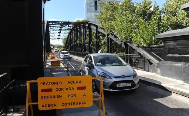 Reabierto al tráfico el Puente Colgante de Valladolid. 