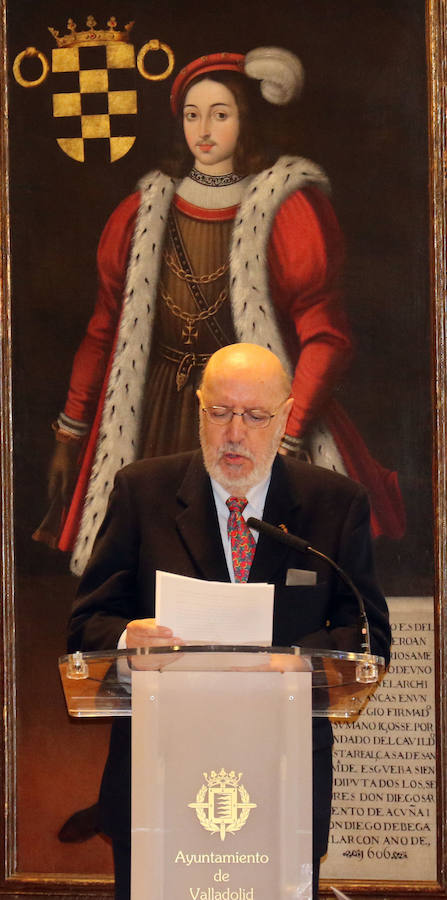 Fotos: José Delfín Val, nuevo cronista oficial de Valladolid